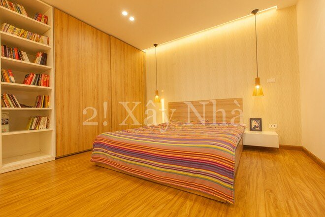 Ngắm căn hộ 2 phòng ngủ rộng 95m2 với nội thất gỗ sang trọng và ngăn nắp