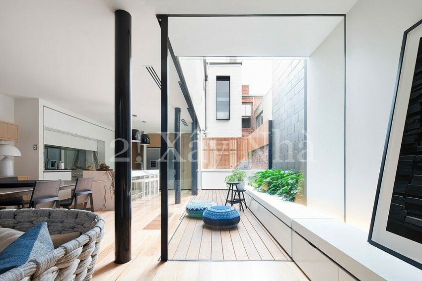 Nhà phố hiện đại với nội thất sang trọng được thiết kế lạ mắt hoàn thành năm 2015 tại Úc