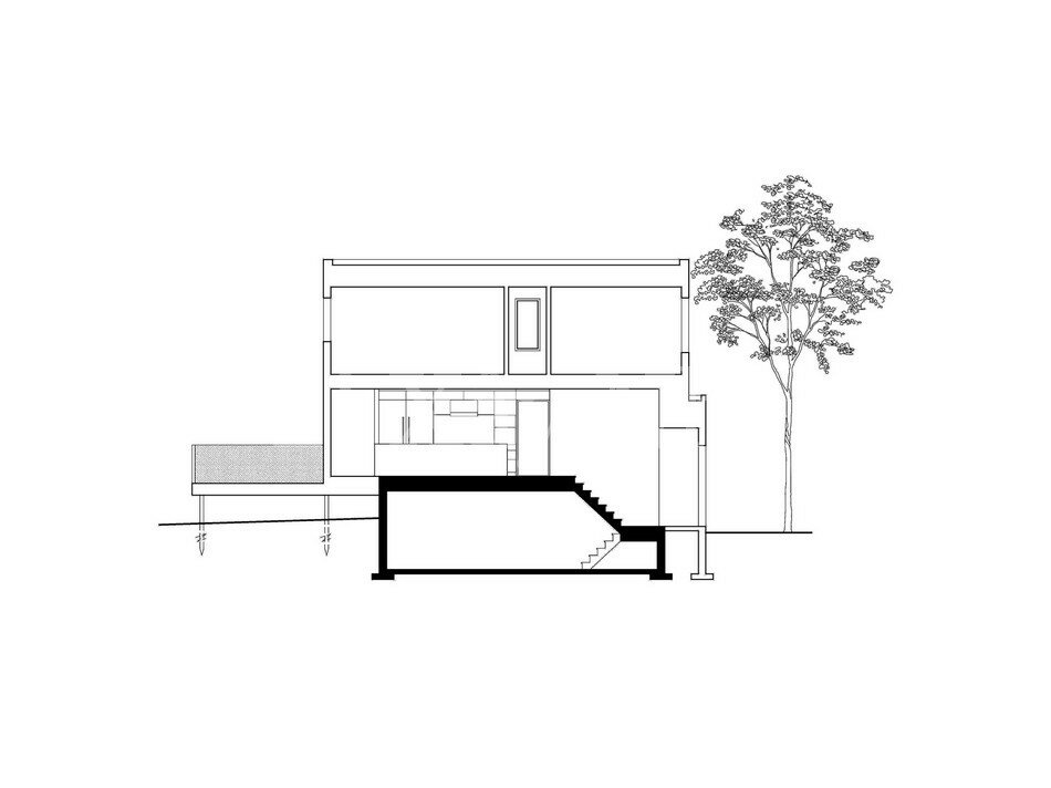 plans 33 Bungalow Makeover in Québec With Large Openings: Lausanne House Project