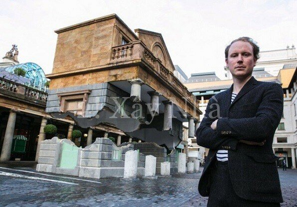 Spectacular Optical Illusion In London’s Covent Garden by Alex Chinneck 5