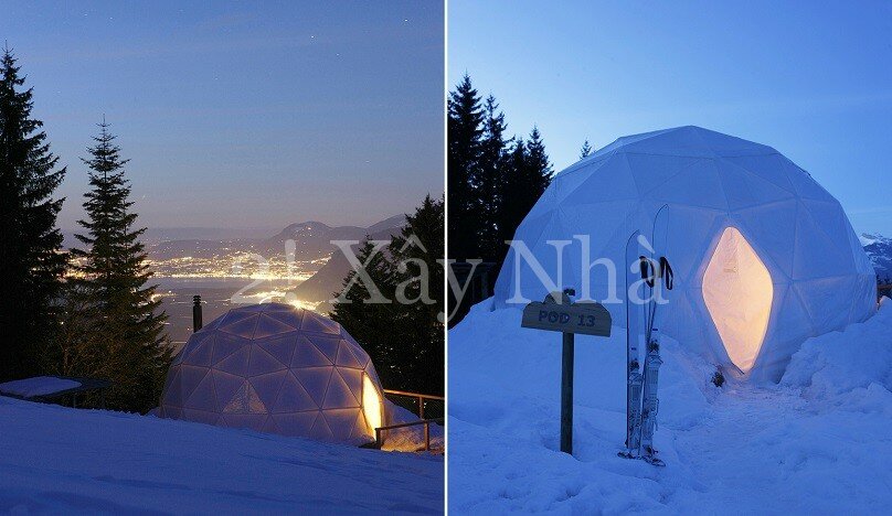 Whitepod Luxury Hotel in Swiss Alps