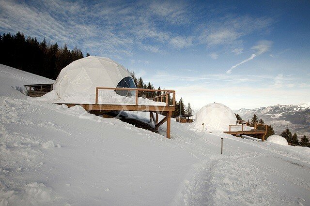 Whitepod Luxury Hotel in Swiss Alps 7