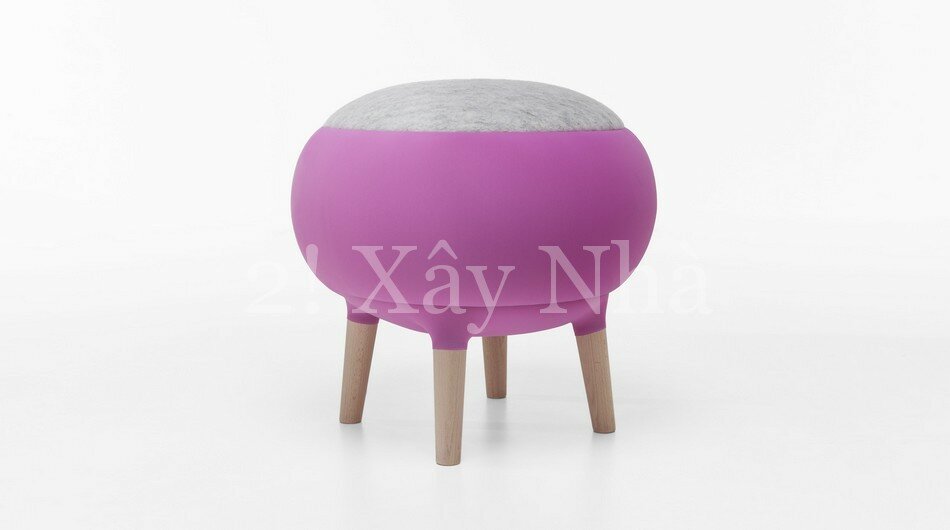 beautiful chair design 8 Cute Pouf You Can Mistake for a Half Shorn Sheep: Cora by Manrico Freda