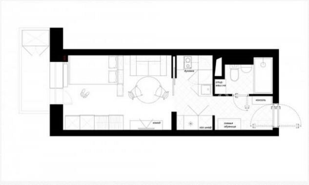 Thiết kế Nhà nhỏ hẹp 25m2 với nội thất hoàn hảo